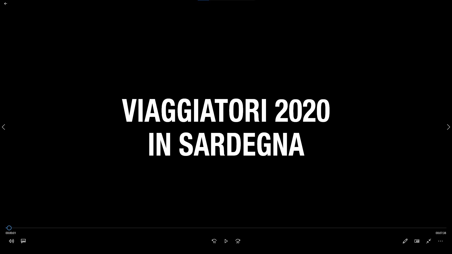 Video Viaggiatori 2020 in Sardegna